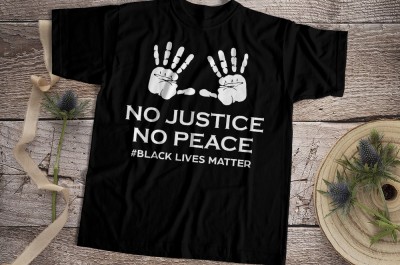 No Justice No Peace Black Lives Matter